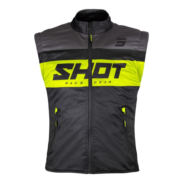 Veste Moto SHOT Bodywarmer Lite Black Neon Yellow