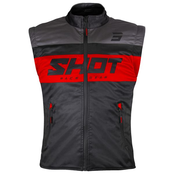 Veste Moto SHOT Bodywarmer Lite Black Red