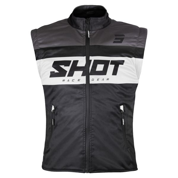 Veste Moto SHOT Bodywarmer Lite Black White