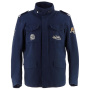 Veste Moto Von Dutch Section Coton Canvas Blue