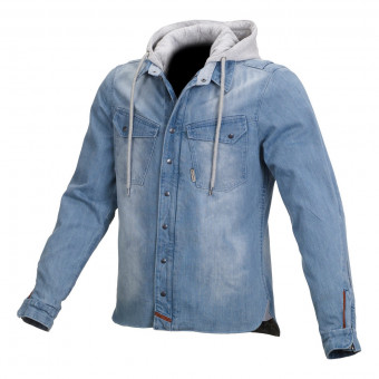 Veste Moto Macna Westcoast Denim Light Blue Grey Veste Moto Macna Westcoast Denim Light Blue Grey