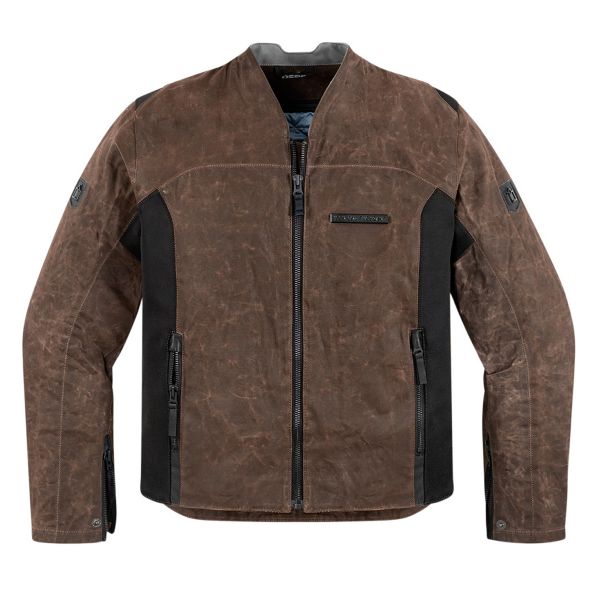 Blouson Moto ICON 1000 Oildale Brown