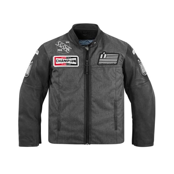 Blouson Moto ICON 1000 Vigilante Dropout Black