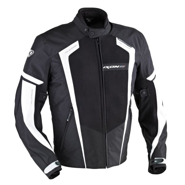 Blouson Moto Ixon Airway HP Noir Blanc