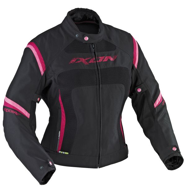 Blouson Moto Ixon Celesta HP Noir Fuchsia