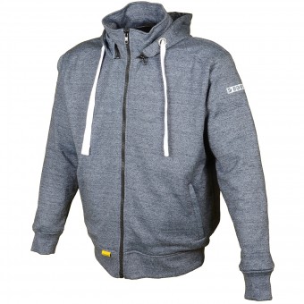 Blouson Moto Booster Hoodie Kevlar Core Navy Blue