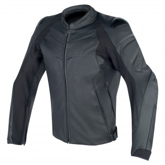 Blouson Moto Dainese Fighter Perforted Leather Black