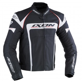 Blouson Moto Ixon Fueller Noir Blanc