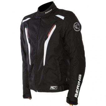 Blouson Moto Bering Max Noir Blanc