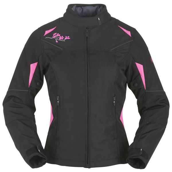 Blouson Moto Furygan Seven Evo Noir Rose