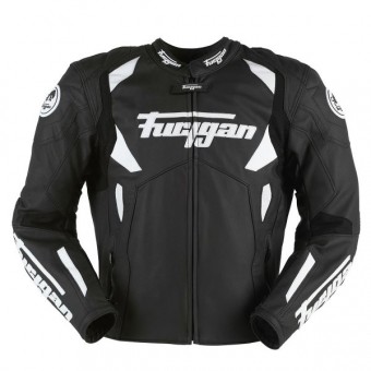 Blouson Moto Furygan Spyder Noir Blanc