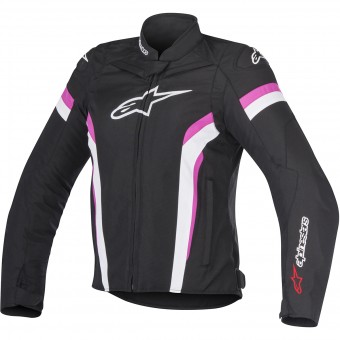 Blouson Moto Alpinestars Stella T-GP Plus R V2 Black White Fuchsia Blouson Moto Alpinestars Stella T-GP Plus R V2 Black White Fuchsia