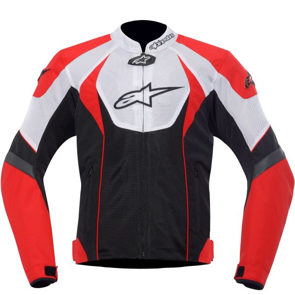 Blouson Moto Alpinestars T-GP R Air Rouge Noir Blanc