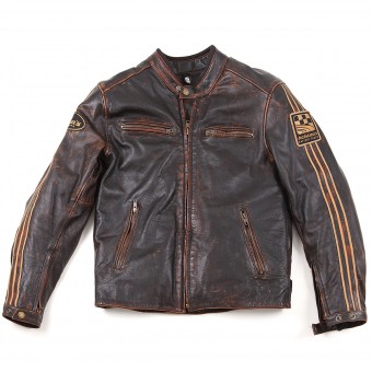 Blouson Moto Helstons Ace Oldies Marron Blouson Moto Helstons Ace Oldies Marron