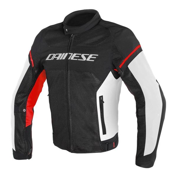 Blouson Moto Dainese Air Frame D1 Black White Red
