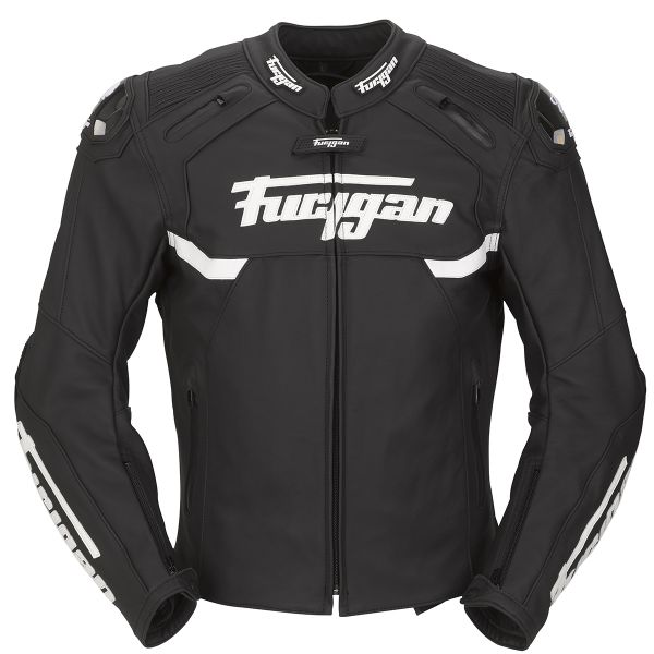 Blouson Moto Furygan Akira Noir Blanc