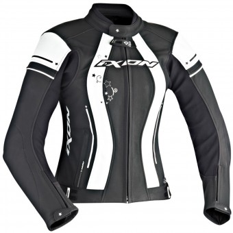 Blouson Moto Ixon Alcyone Black White