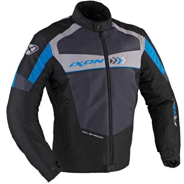 Blouson Moto Ixon Alloy Noir Bleu