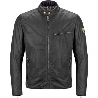 Blouson Moto Belstaff Ariel Wax Black Blouson Moto Belstaff Ariel Wax Black