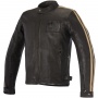 Blouson Moto Alpinestars Charlie Leather Vintage Brown Sand
