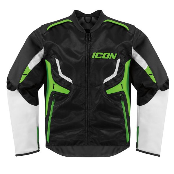 Blouson Moto ICON Compound Green