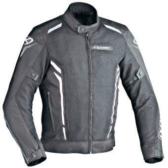 Blouson Moto Ixon Cooler Noir Blanc