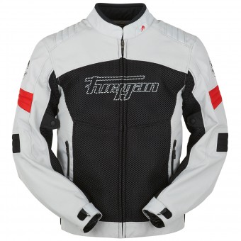 Blouson Moto Furygan Discovery Mesh Noir Beige Rouge