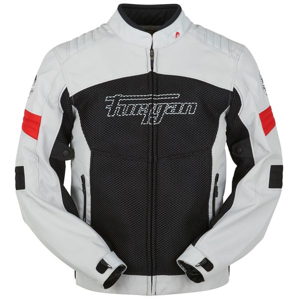 Blouson Moto Furygan Discovery Mesh Noir Beige Rouge