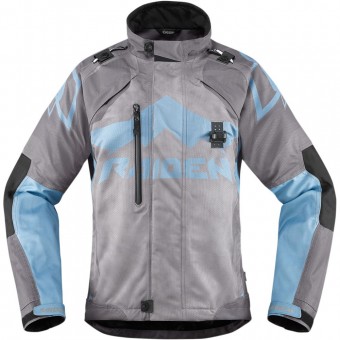 Blouson Moto ICON DKR Woman Charcoal Blouson Moto ICON DKR Woman Charcoal