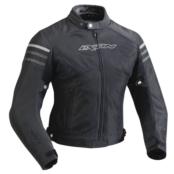 Blouson Moto Ixon Electra Noir Argent