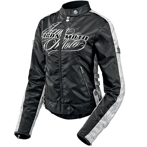 Blouson Moto ICON Hella Street Angel Black