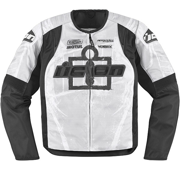 Blouson Moto ICON Overlord Type 1 White
