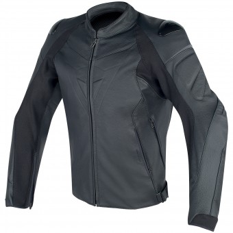 Blouson Moto Dainese Fighter Leather Black