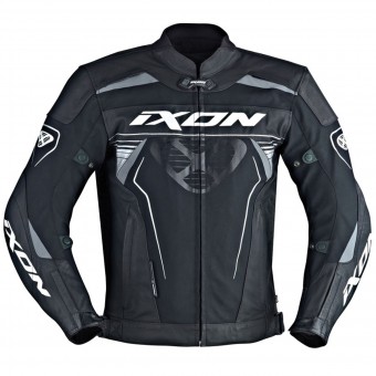 Blouson Moto Ixon Frantic Black White