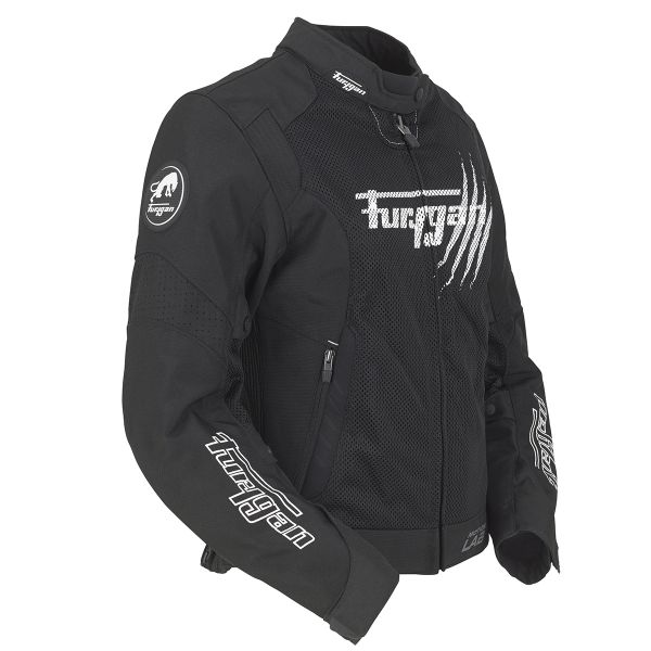 Furygan Genesis Claw Vented Lady Noir Blanc