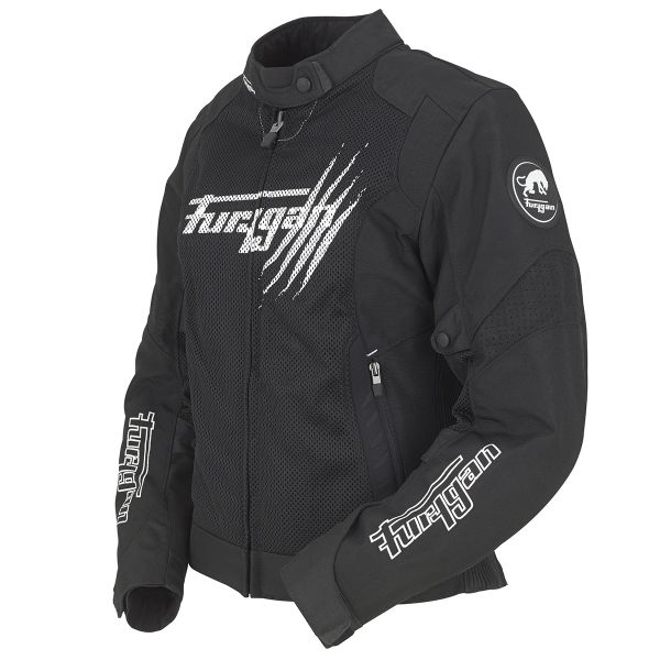 Furygan Genesis Claw Vented Lady Noir Blanc