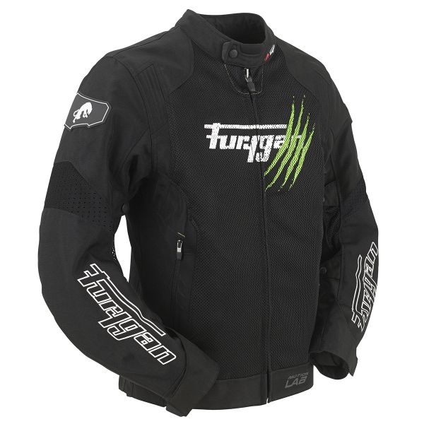 Furygan Genesis Claw Vented Noir Blanc Vert