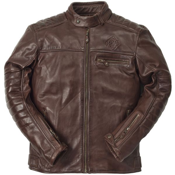 Blouson Moto Ride & Sons Getaway Cow Skin Brown