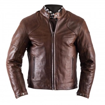 Blouson Moto Helstons Heat Leather Antik Brown Blouson Moto Helstons Heat Leather Antik Brown