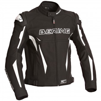Blouson Moto Bering Kingston Evo-R Black White