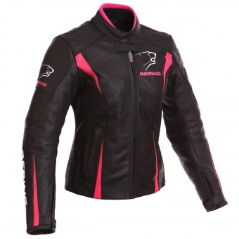 Blouson Moto Bering Lady Gangsta Noir Fuchsia