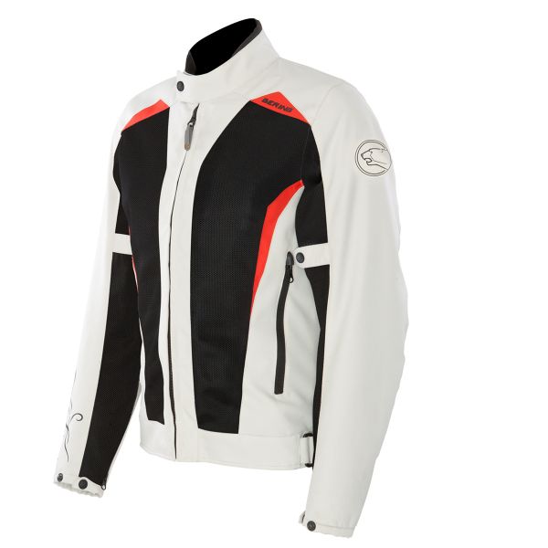 Blouson Moto Bering Lady Keers Noir Beige