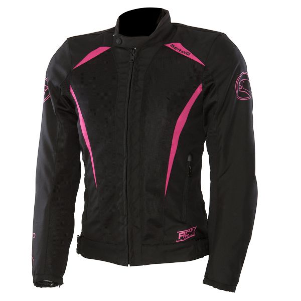 Blouson Moto Bering Lady Keers Noir Mauve