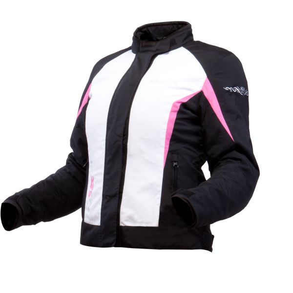 Blouson Moto Bering Lady Laurene Noir Fushia
