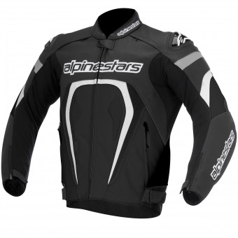 Blouson Moto Alpinestars Motegi Black White Blouson Moto Alpinestars Motegi Black White