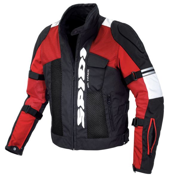 Blouson Moto Spidi Netrace Noir Rouge