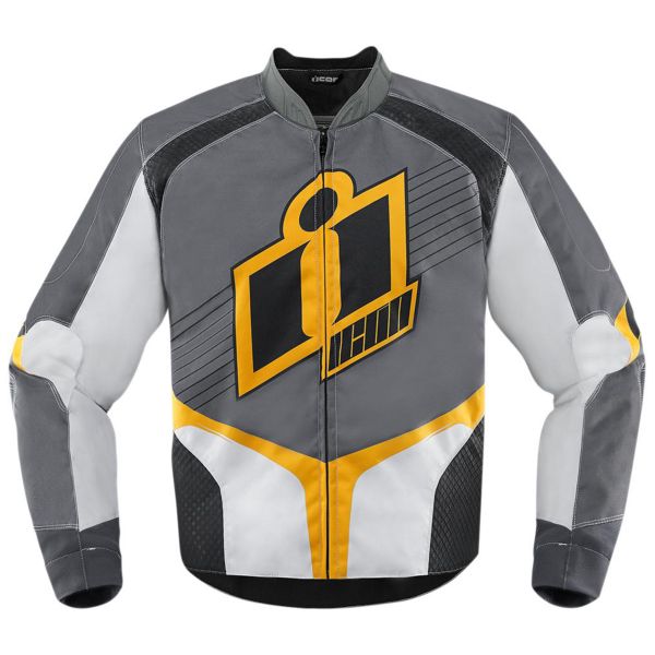 Blouson Moto ICON Overlord D3O Yellow
