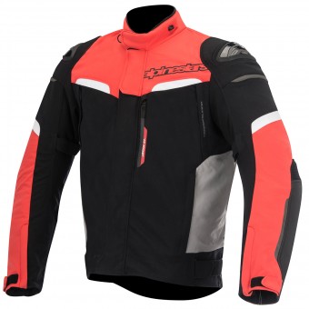 Blouson Moto Alpinestars Pikes Drystar Black Red White Blouson Moto Alpinestars Pikes Drystar Black Red White