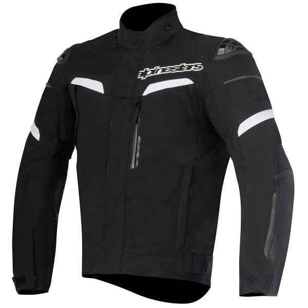 Blouson Moto Alpinestars Pikes Drystar Black White
