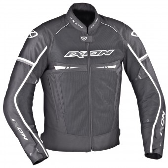 Blouson Moto Ixon Pitrace Noir Blanc